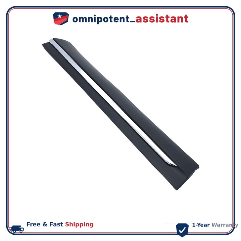 Front Lower Door Molding Trim W/Chrome Left Side Fits 2019-2022 Honda Pilot gallery