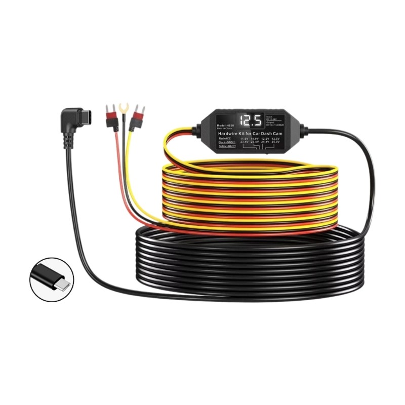 ABS Car Recording Device Charging Cable Including Regulator Mechanism gallery