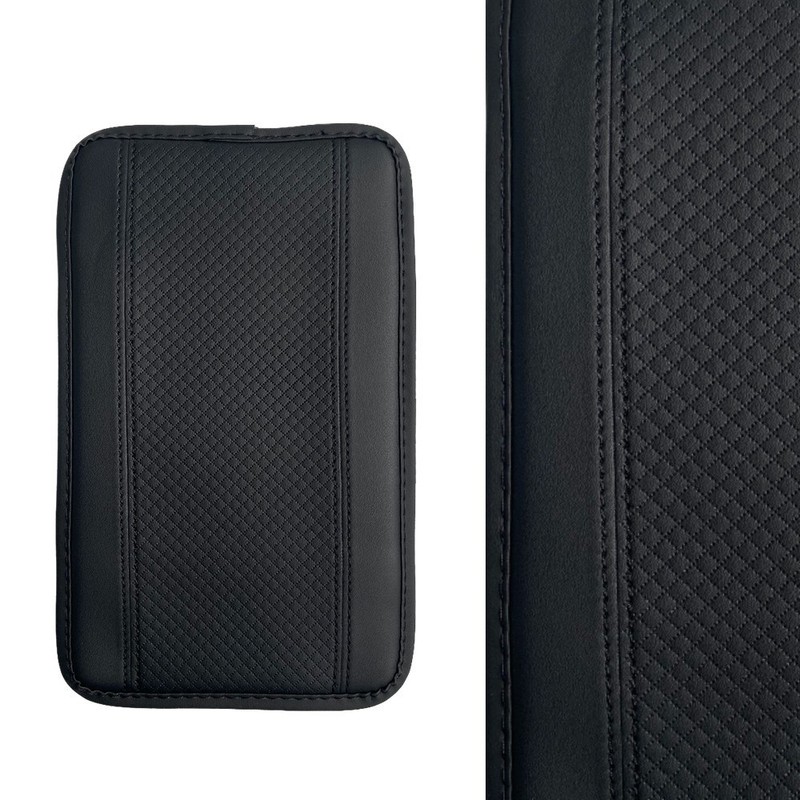 Car Center Console Cushion Pad PU Leather Armrest Box Cover Protector Mat