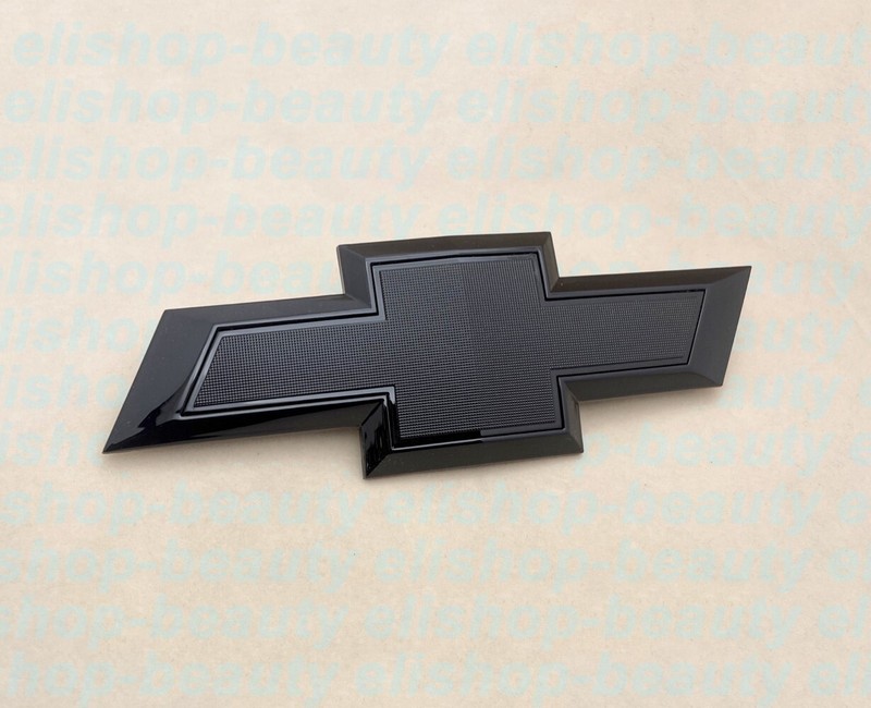 2021 – 2025 Suburban Tahoe Rear Custom Gloss Black Bowtie Emblem PT 0781590 OEM