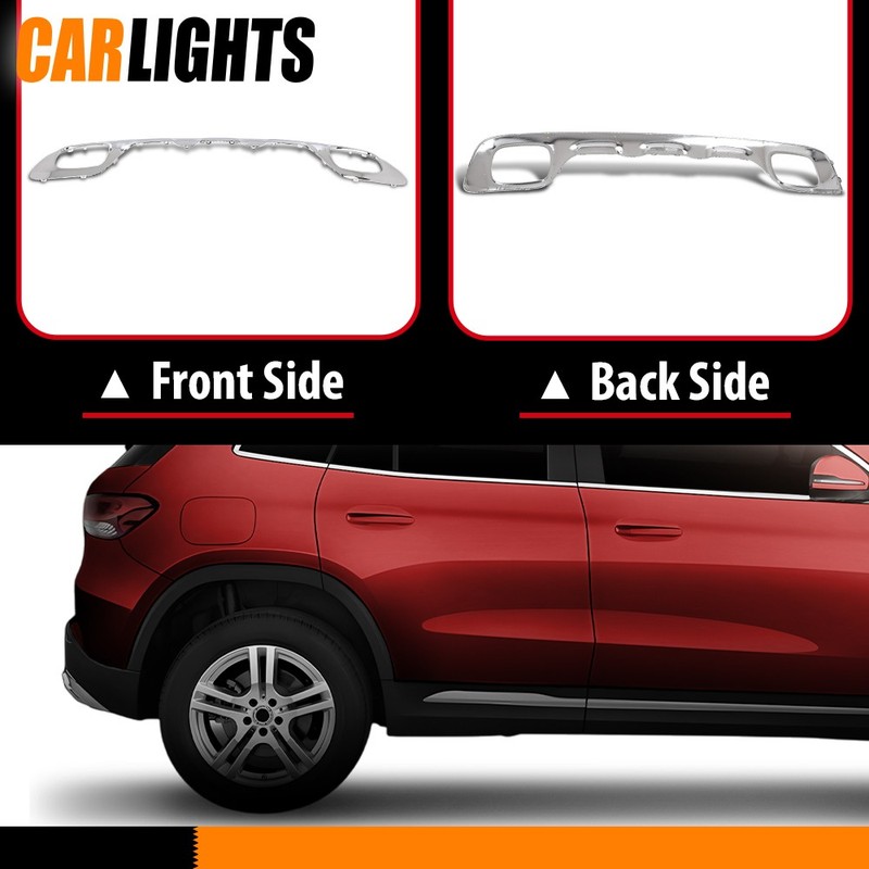 Fit For 2018-2020 Mercedes Benz GLA250 Rear Bumper Valance Panel Silver gallery