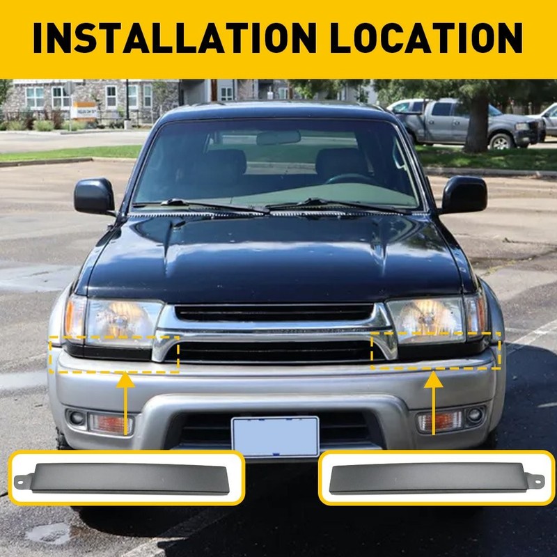 For 2006-2009 4Runner Toyota Front Bumper Headlight Filler Trim Accessories USA gallery