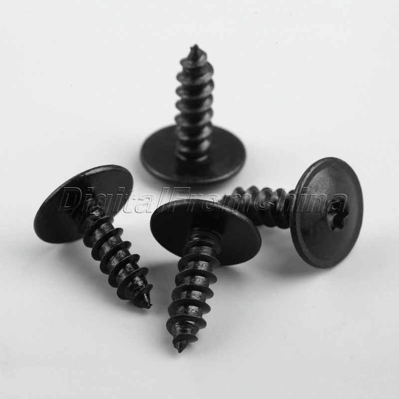 Car 10PCS Grill Bumper Retainer Clip Wheel Splashguard Fasteners Rivets For GOLF gallery
