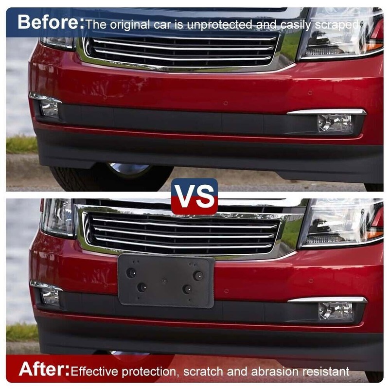 Front License Plate Holder Frame Bracket Mount For Chevy Tahoe Suburban 2020+ US gallery