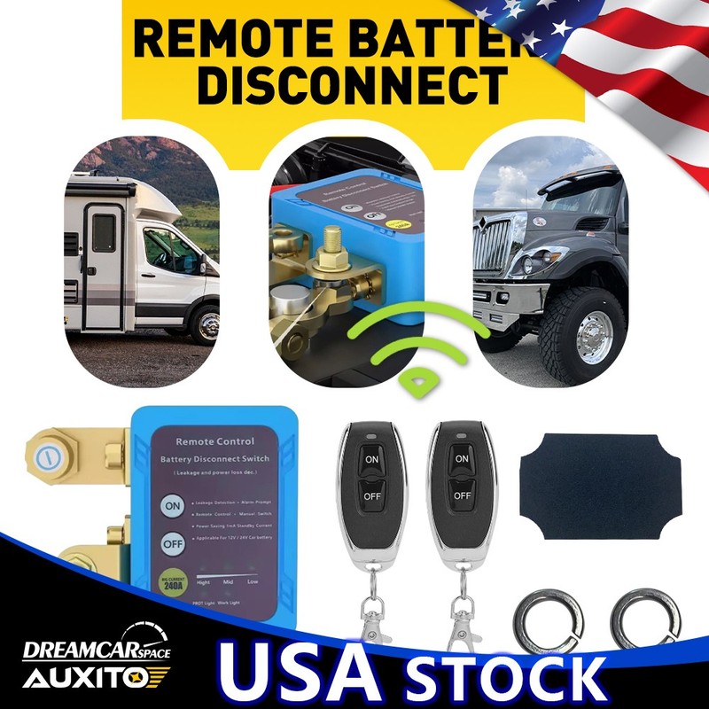 12V Fit Car Boat RV Remote ATV Control Battery Disconnect Switch 12V 240A 160F