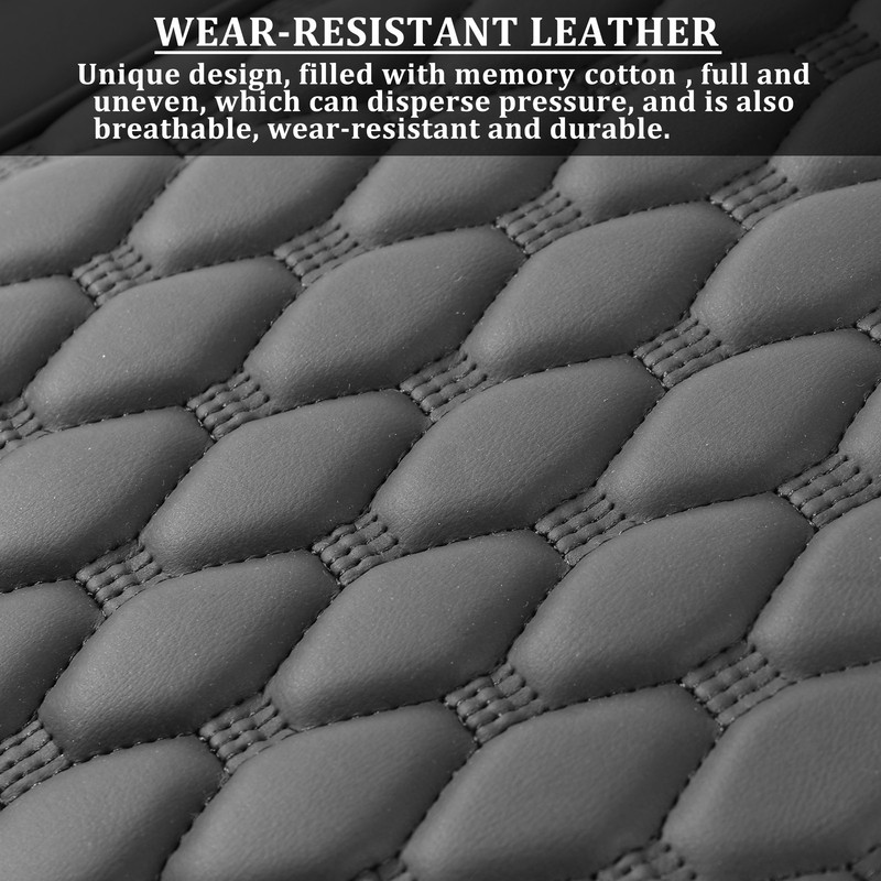 Leather Car Armrest Pad Center Console Box Cover Protector Cushion Accessories⭐ gallery
