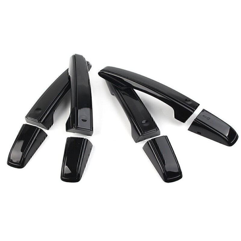 Black Door Handle Cover Trim For Range Rover Sport Discovery For Jaguar F-PACE gallery