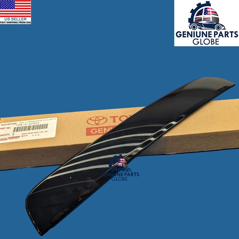 GENUINE OEM TOYOTA SEQUOIA LEFT DRIVER BACK DOOR OUTSIDE MOLDING 75816-0C020