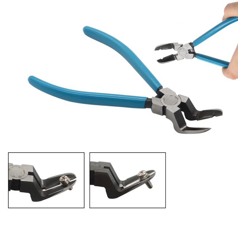 Car Fastener Cutter Clips Panel Puller Plier Tool Push Retainer Pin Rivet Trim gallery