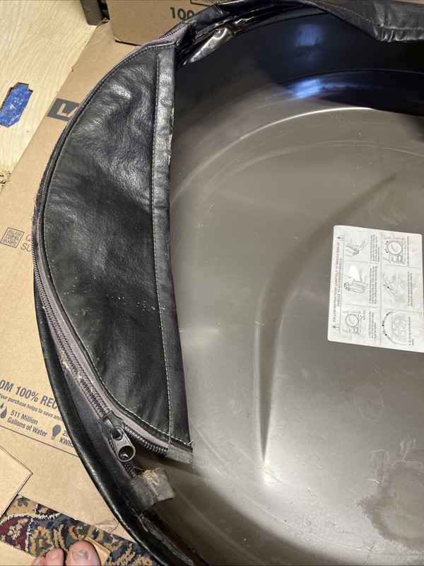 2006-2012 TOYOTA RAV4 OEM METALLIC REAR SPARE TIRE HARD SHELL CASE COVER gallery