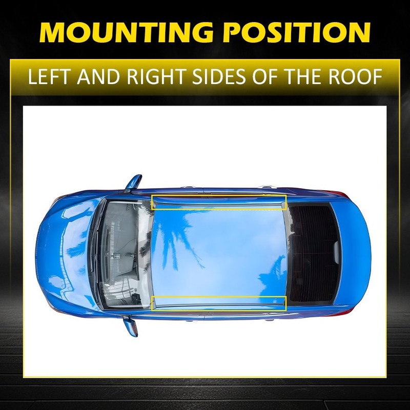 For Toyota Corolla 2003-2008 Replace 2x Roof Drip Molding Trim Rubber Seal Strip gallery