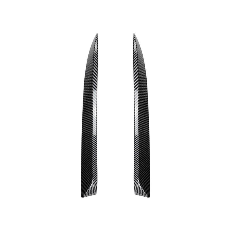 Carbon Look Rear Window Side Spoiler Lip Trim Fit For BMW X6 E71 2008-2014 2009 gallery