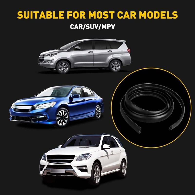 For Honda Models Car Windshield Weather Seal Rubber Trim Molding Cover 10 Feet gallery