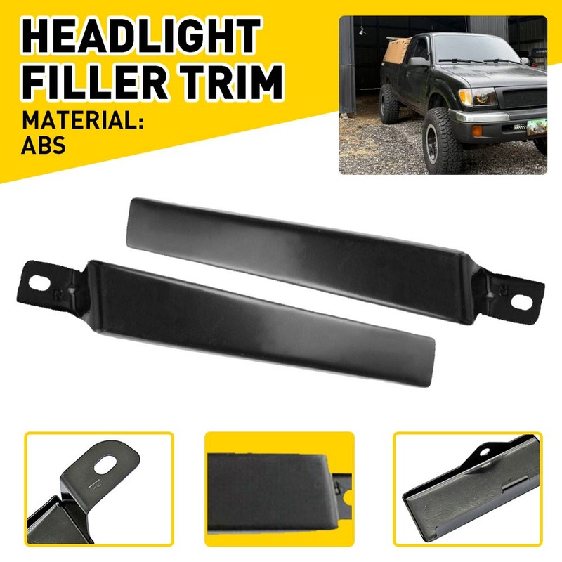 Front Bumper Grill Headlight Filler Trim Panel Bezel For 1998-2000 Toyota Tacoma