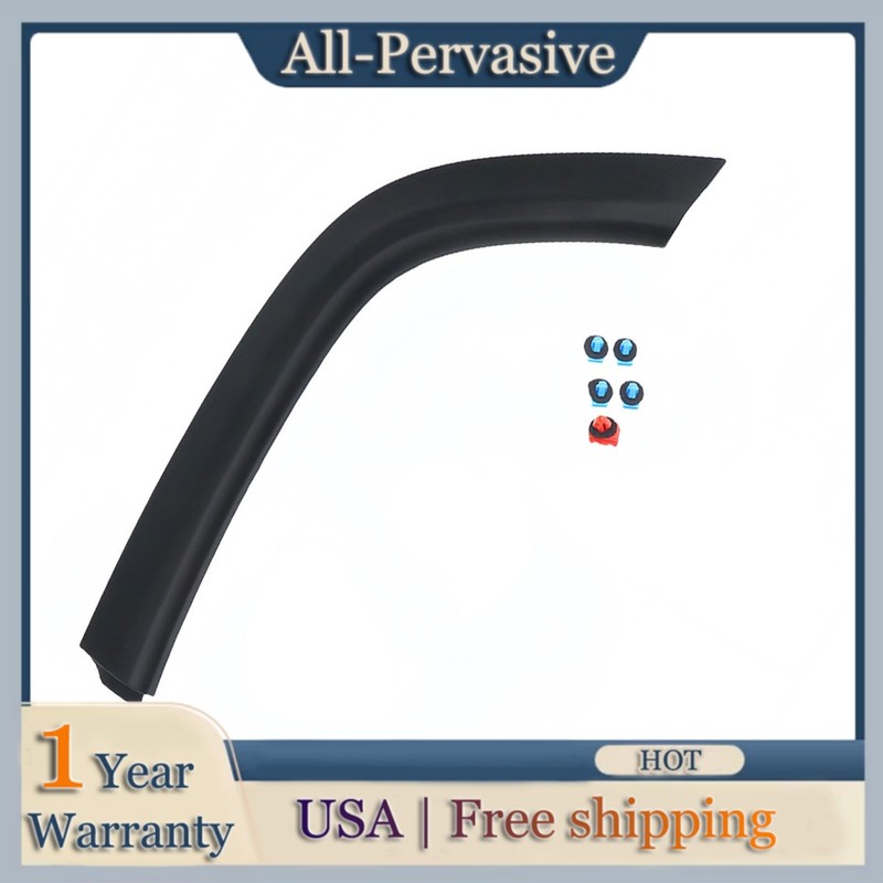 For 2017-2025 Jeep Compass Rear Driver Side Wheel Opening Molding Fender Flare