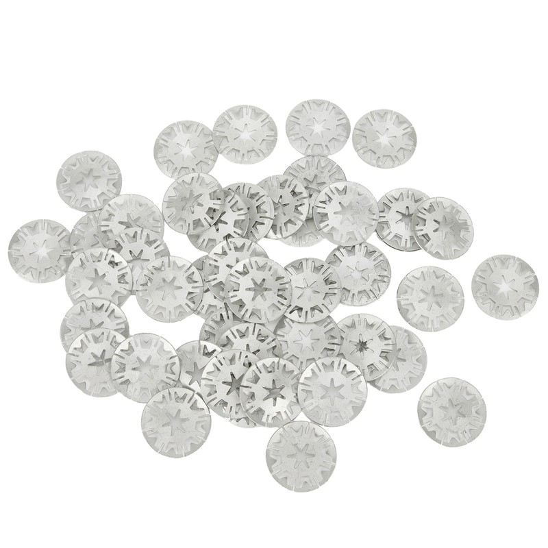 30mm 50pcs Fixing Clip Car High Quality Metal Spring Washer Nut Undertray gallery
