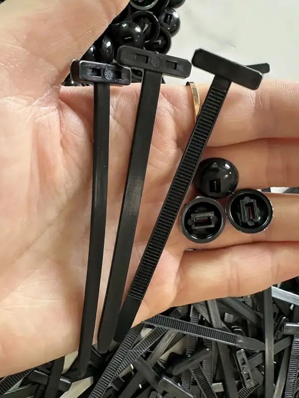Black Car Self-Locking Nylon Universal Cable Ties Buckle Fixed Straps Zip Ties gallery