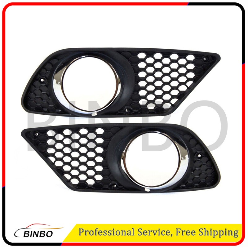 Front Fog Light Bezel Grille Cover For MERCEDES C-Class W204 C300 C350 2007-2010