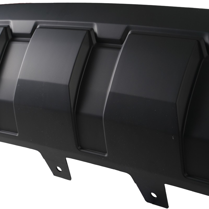 2016-2018 GMC Sierra 1500 Front Bumper Skid Plate & Deflector Molding Trim Black gallery