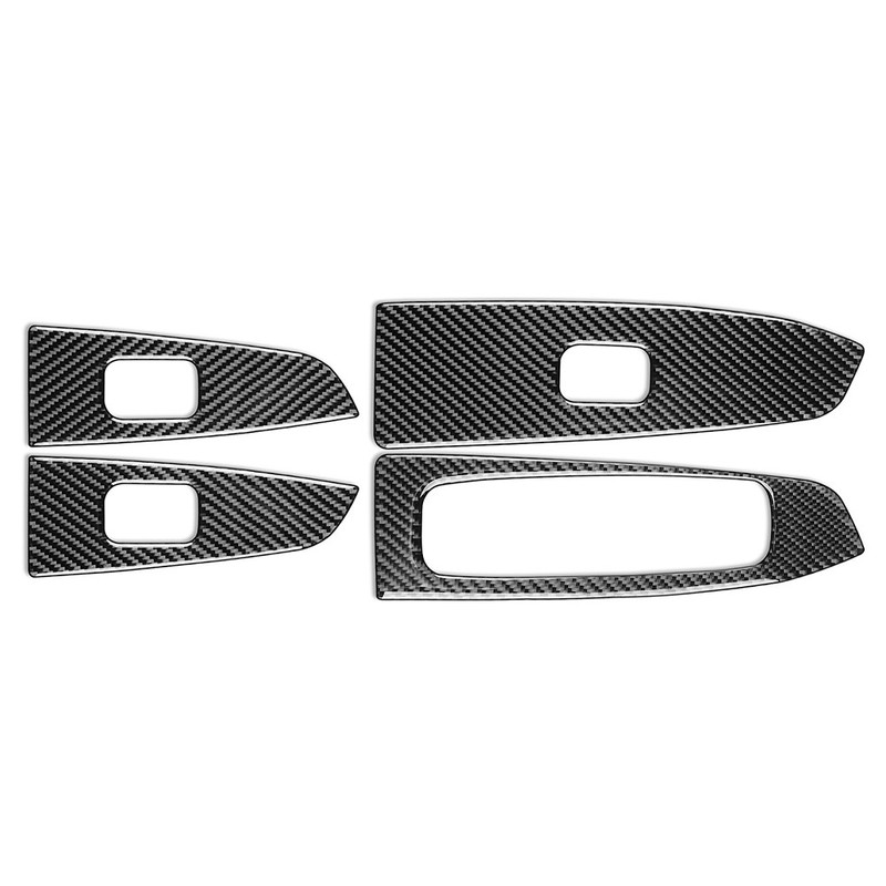 Window Lift Switch Panel Cover For Kia Forte Cerato K3 19-23 Carbon Fiber black gallery