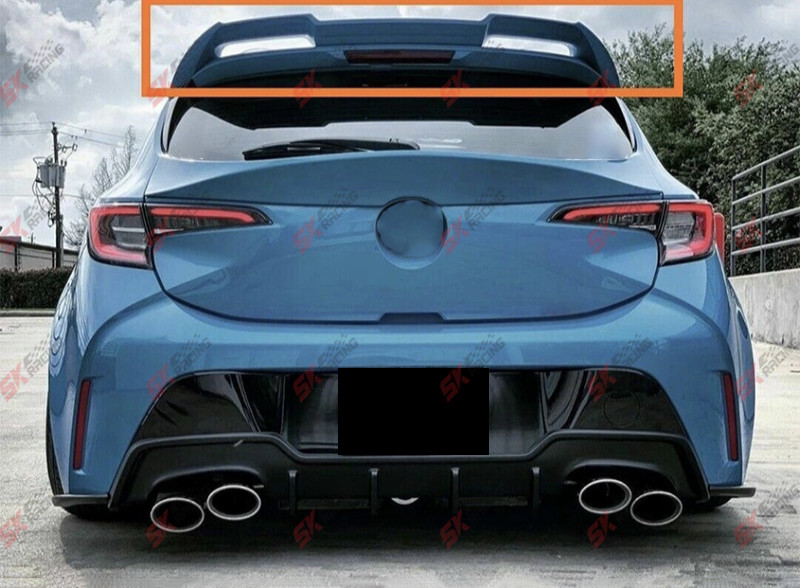 Rear Spoiler Roof Wing Fits For Toyota Corolla Hatchback 19-25 ABS Glossy Black gallery