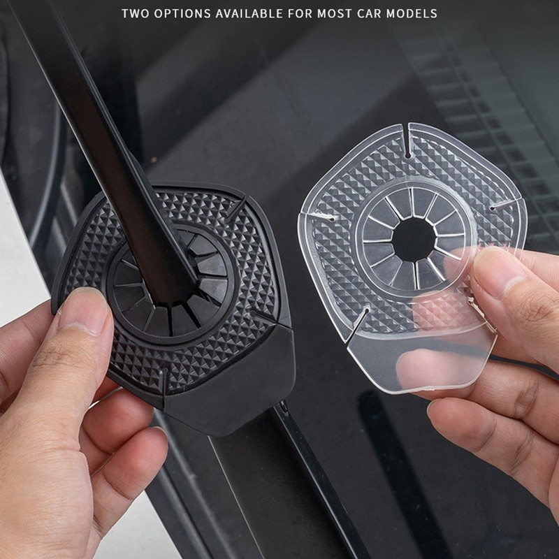 Set of 2 PVC Dustproof Covers for Windshield Wiper Arm Hole Protection gallery