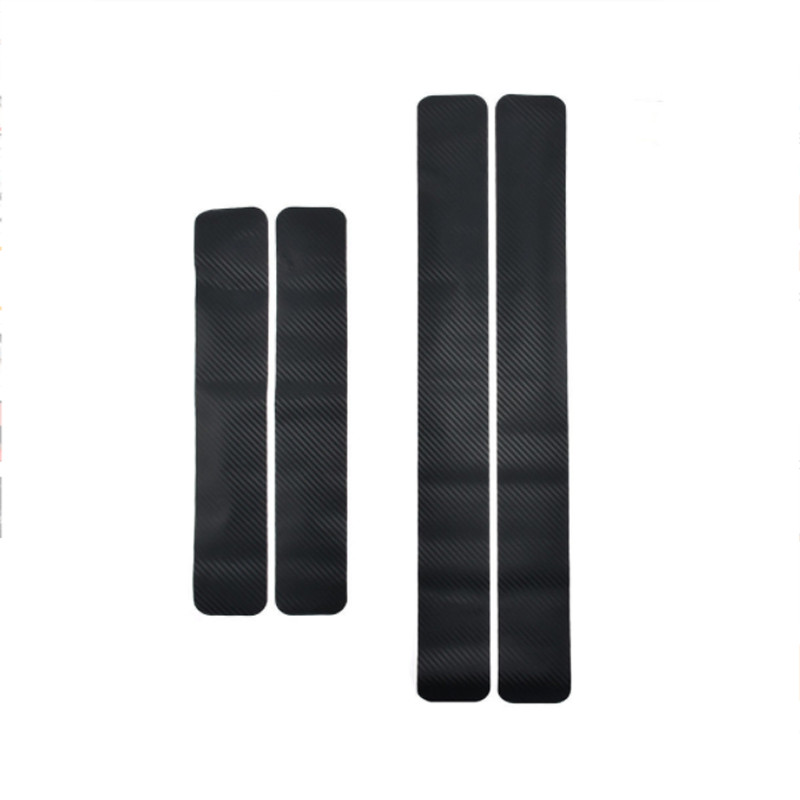 For Ford Edge Carbon Fiber Car Door Sill Plate Protector Cover Sticker 4pcs gallery