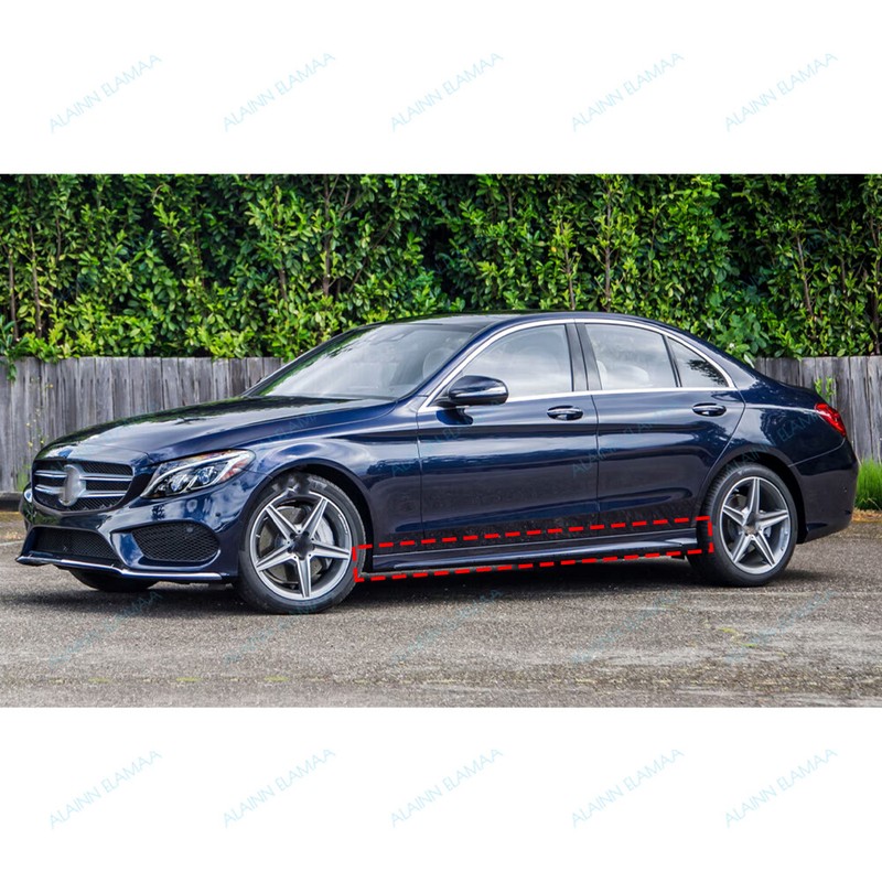 Left Rocker Panel Molding Trim g For Mercedes Benz C W205 C300 C400 C63 2015-18 gallery