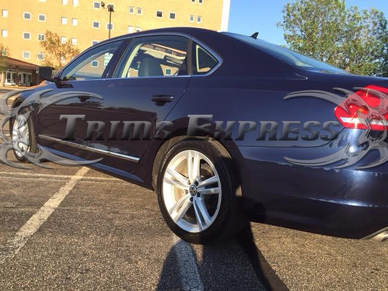12-2019 Volkswagen Passat Lower Body Side Molding Trim Stainless Accent 1 1/4" gallery