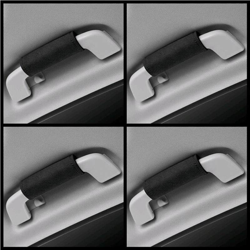 Car Door Handle Cover Roof Handrail Armrest Handle Protector Cover Accessories gallery