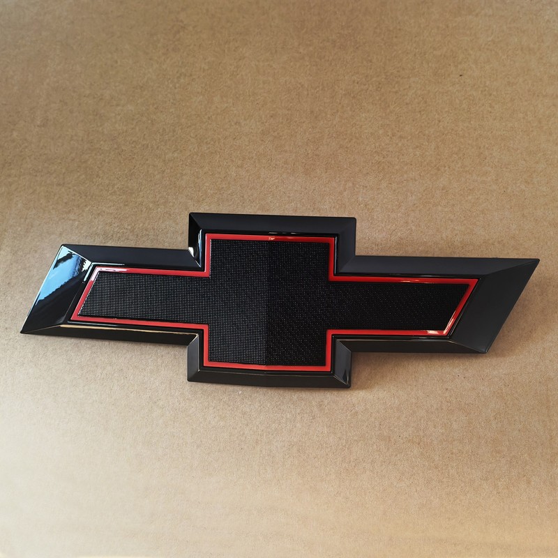 2021+ OEM Grille Bowtie Emblem Badge 3D for Tahoe Suburban Colorado Black Red gallery
