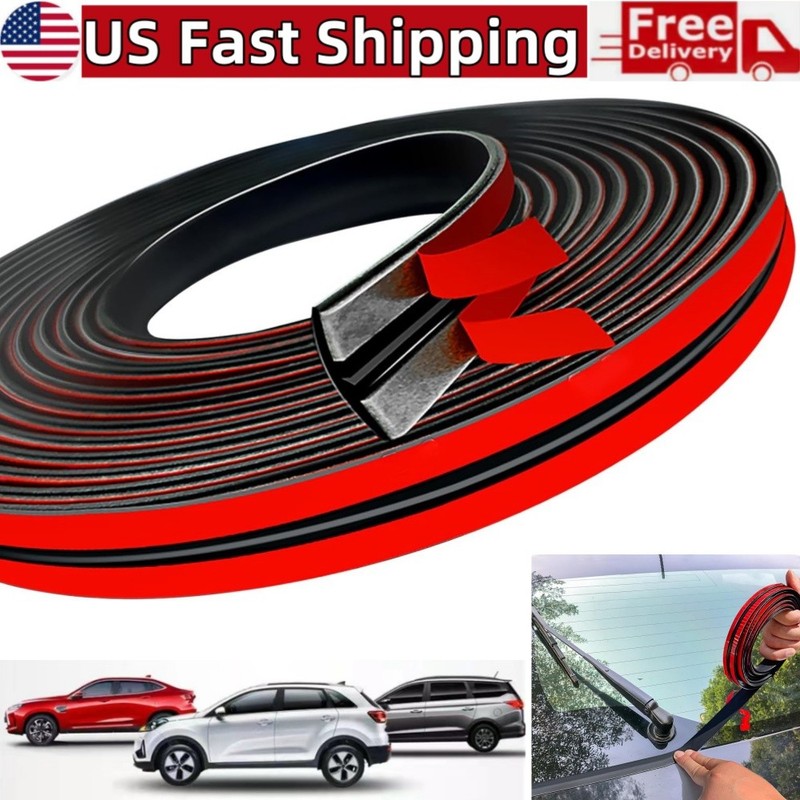 30MMx5m Rubber Car Roof Windshield Rear Window Trim Edge Moulding Sealing Strip