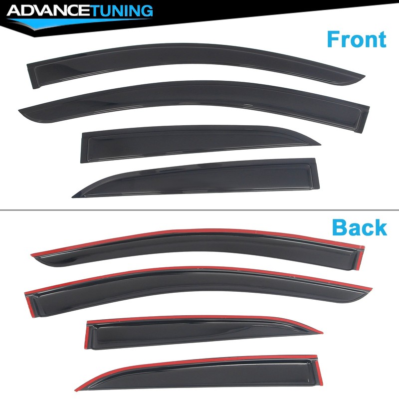 For 19-26 Toyota Corolla Hatchback & GR Corolla Tape-on Window Visors Deflector gallery