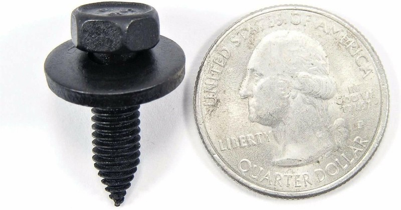 Metric Body Bolts- M6-1.0 x 20mm 10mm Hex 17mm Loose Washer Qty-20 #1893-20BB gallery