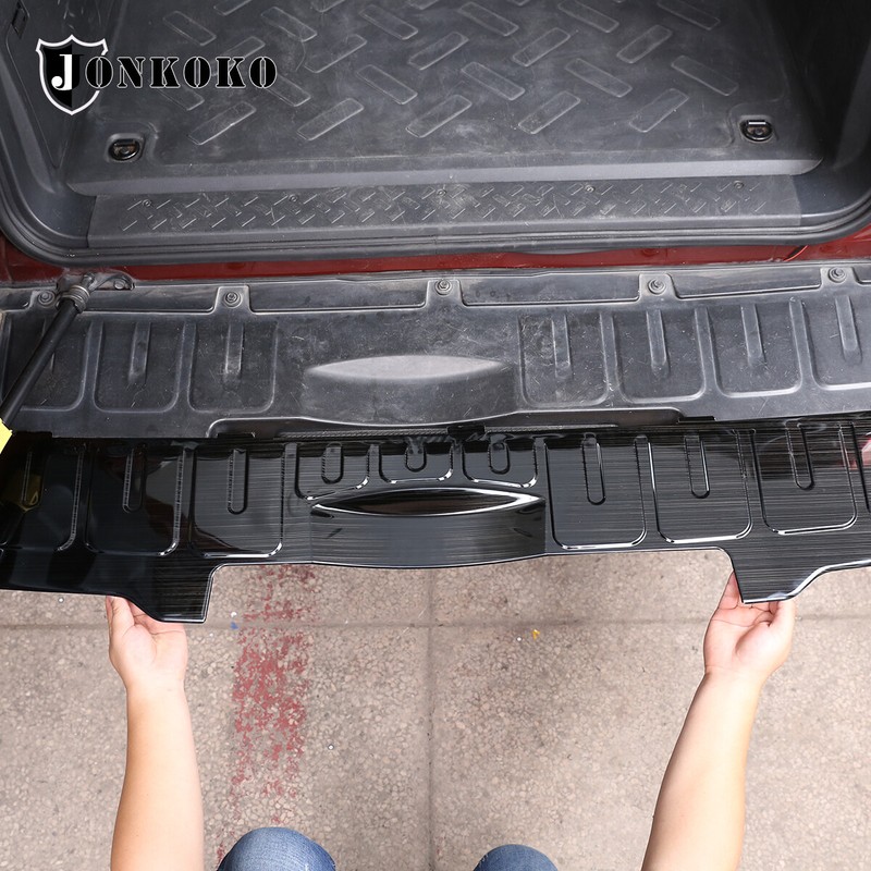 Rear Bumper Brushed Stainless Trim Plate Cover FIt For T-oyota FJ Cruiser 07-21