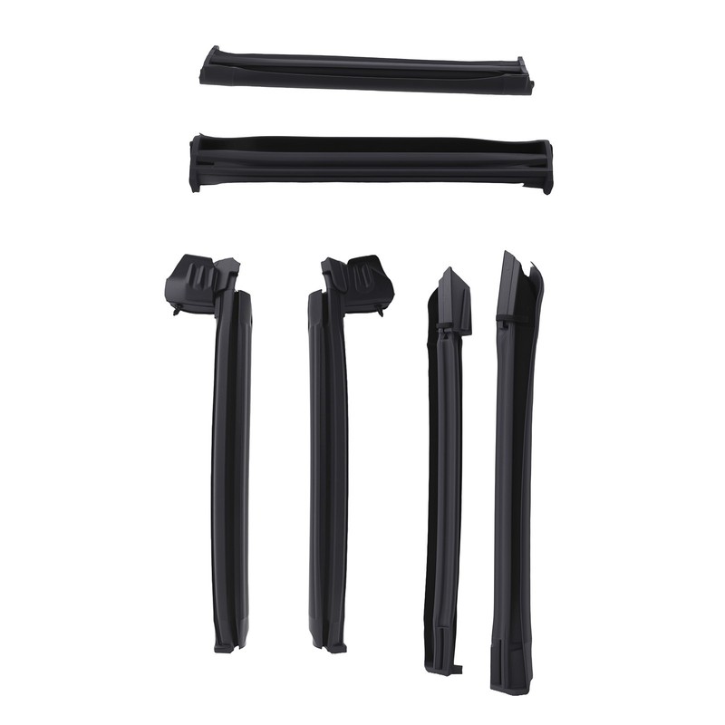 Top Rubber Rail Weatherstrip Seals Kit For Ford Mustang Convertibles 2001-2004