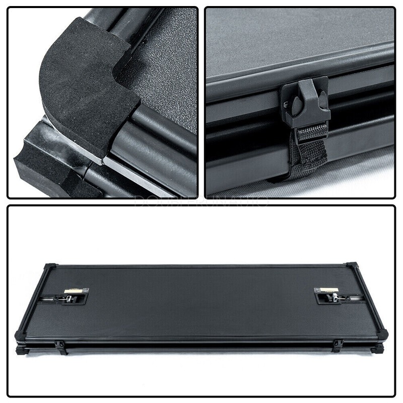 6.75ft Hard Tri-Fold Truck Bed Tonneau Cover For 99-24 Ford F250 F350 Superduty gallery