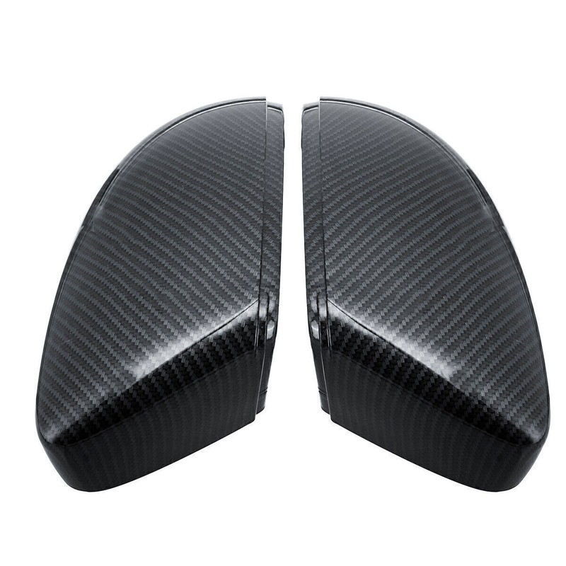 Pair Carbon Fiber Look Mirror Cover Cap for VW Passat CC Scirocco Beetle Jetta . gallery