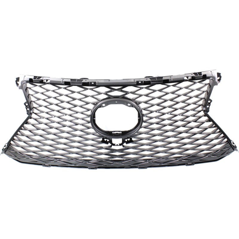 Grille Assembly For 2015 2016 2017 Lexus NX200t Painted Silver Shell and Insert