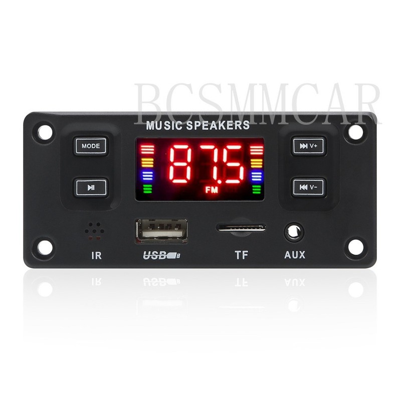 2*30W Bluetooth 5.0 Amplifier MP3 Decoder Board Car Music Player FM Radio TF AUX gallery