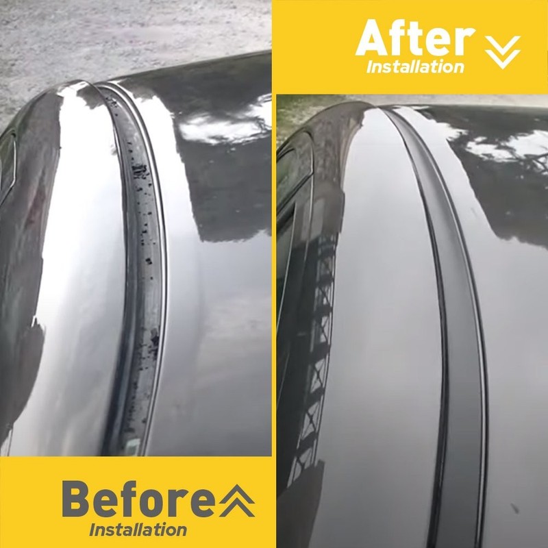 1 Pair Roof Drip Molding 75556-06030+75555-06030 For 2007-2011 Toyota Camry US gallery