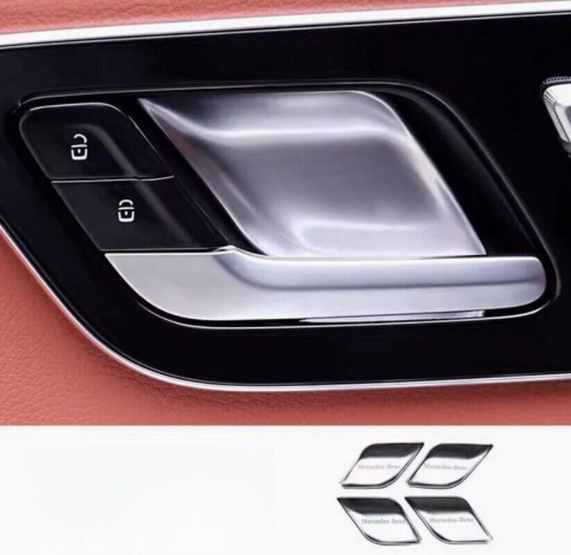 For Mercedes-Benz GLC 2023-2024 Inner door bowl sticker High quality metal 4PCS