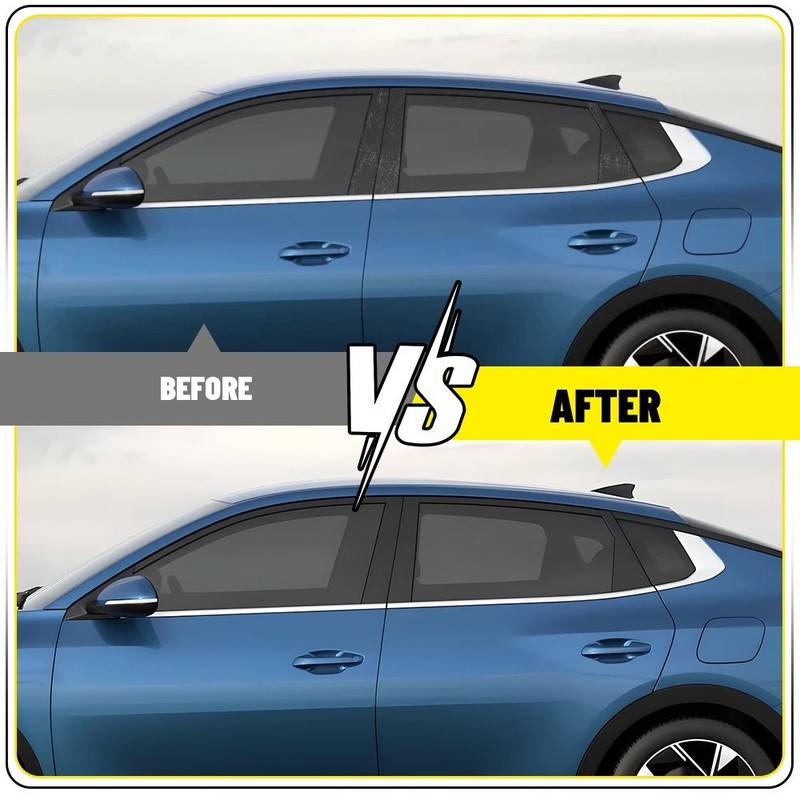 6X Black Door Window Anti-Scratch Decal Sticker For 2019-2024 Kia Forte K3 Sedan gallery