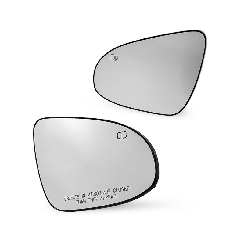 Side Power Heated Mirror Glass For 2014-19 Toyota Corolla 87961-02F30 Left Right gallery