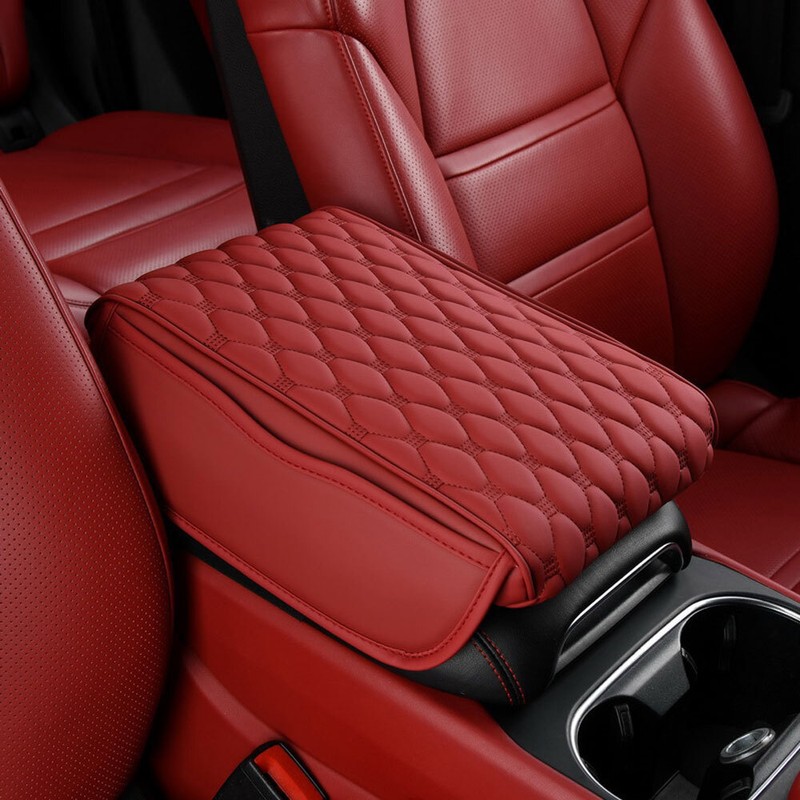 Car Center Console Armrest Box Pad Cushion Cover Mat Protector Accessory 2Color