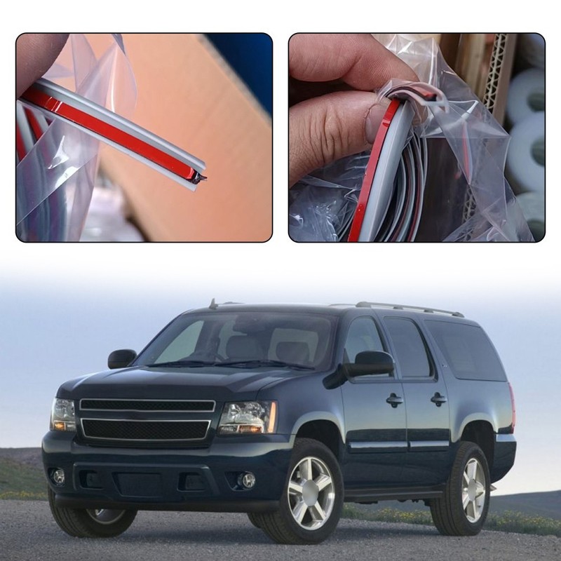 Easy to Install Grey T Type Rubber Sealing Strip for Car Edge Trim Side Skirt gallery