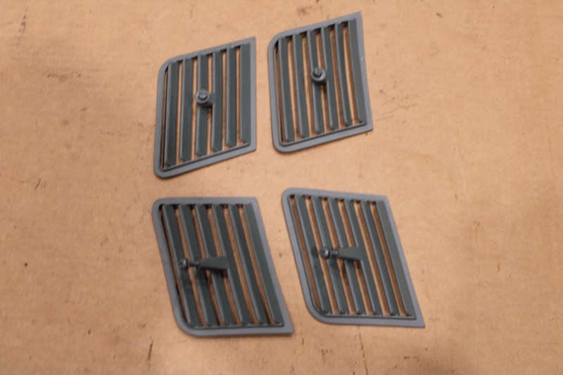 1964 1965 CORVETTE ORIGINAL COUPE ROOF VENT GRILLES CAR SET ALL 4 gallery