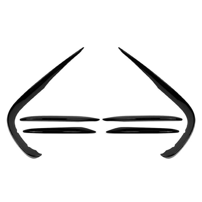 Car Bumper Lip Spoiler Fins Canards Decor For Mercedes E-Class W213 2016-2020 gallery