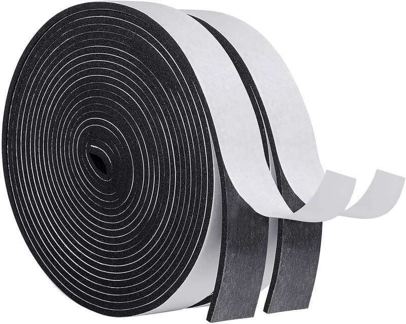 Versatile Adhesive Foam Weather Stripping - 33FT for Soundproofing & Insulation gallery