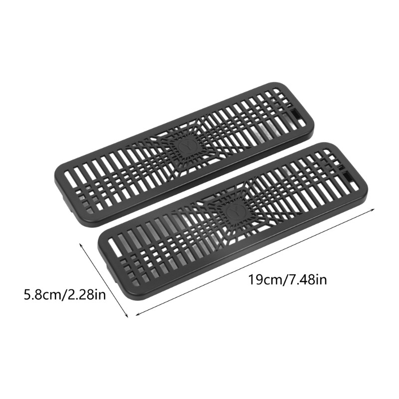 2Pcs Rear Seat Air Vent Covers Grille For Select Perfectly Fit Easy Installation